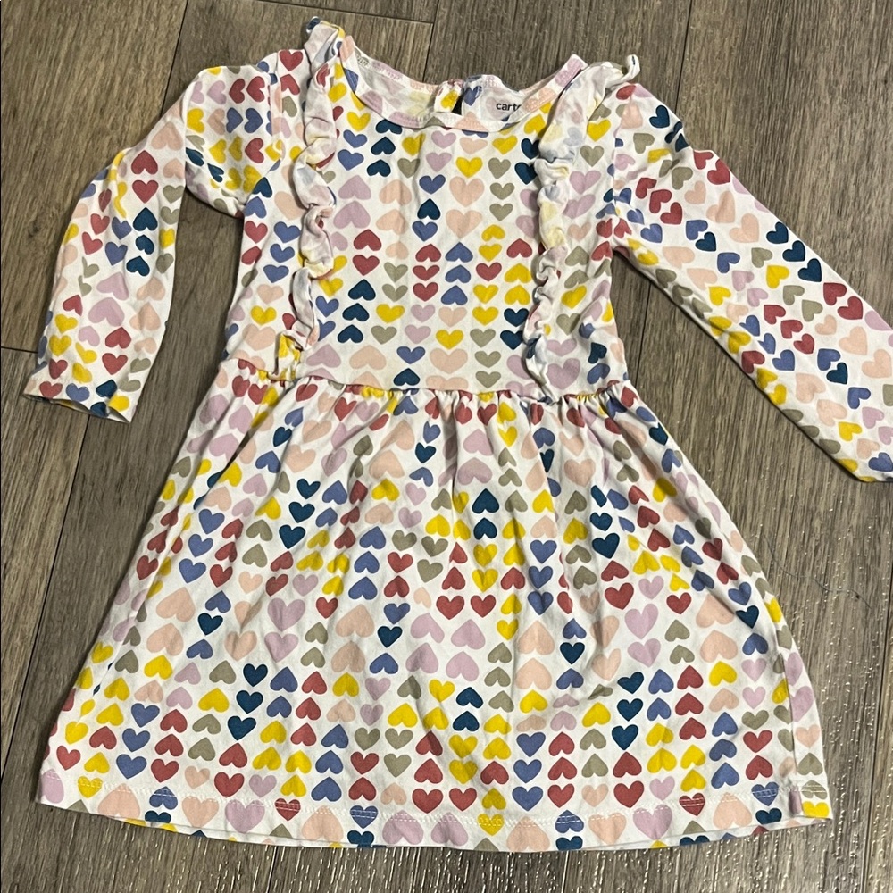Carter's Multicolor Heart Print Dress